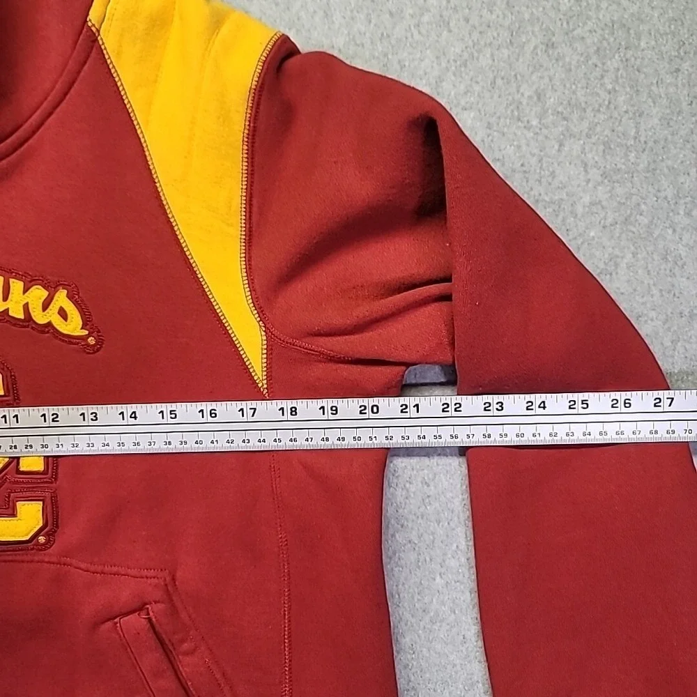 Vintage Nike NCAA USC Trojans Authentic Team Hoodie‎ Men's Size Small Y2K Swoosh